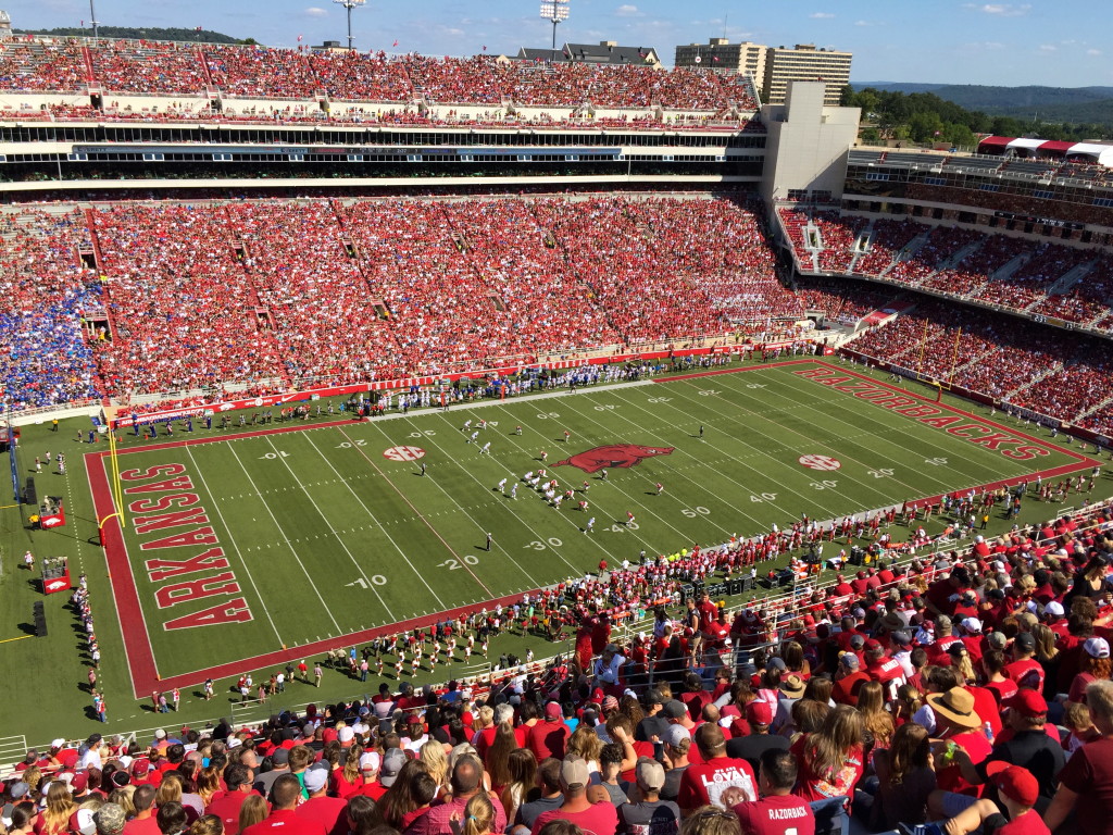 ARKANSAS RAZORBACK STADIUM College Football Tour ️‍